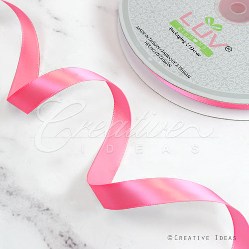 5/8" Single Face Satin Ribbon - 100 Yards (Baby Doll Pink)