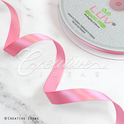 5/8" Single Face Satin Ribbon - 100 Yards (Dusty Pink)