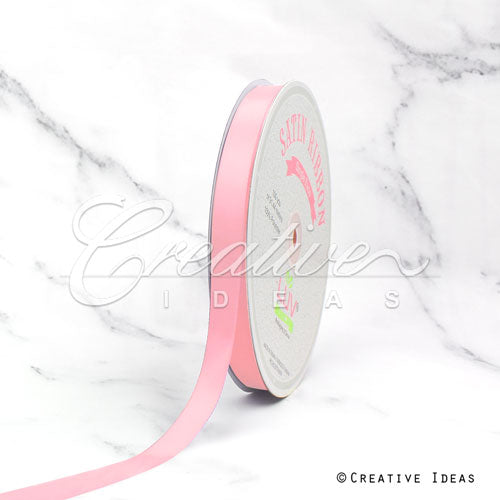 5/8" Single Face Satin Ribbon - 100 Yards (Pink)
