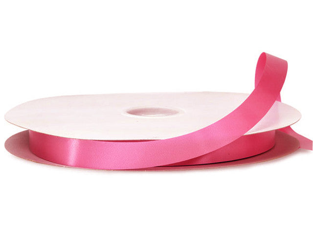 5/8"x100 yard Hot Pink Polyester Satin Gift Ribbon