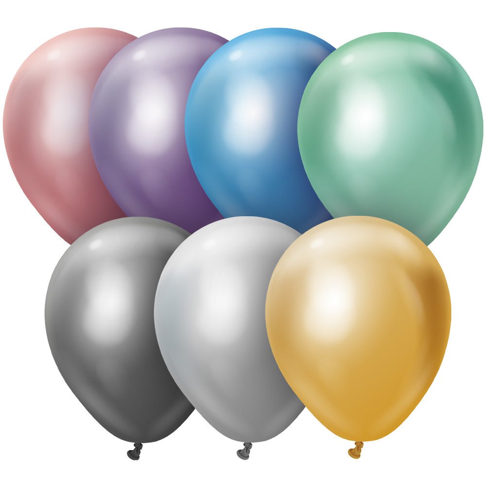 Latex Balloons 5 Inch Kalisan Mirror Assorted