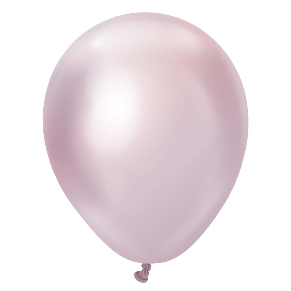 Latex Balloons 5 Inch Kalisan Mirror Pink Gold
