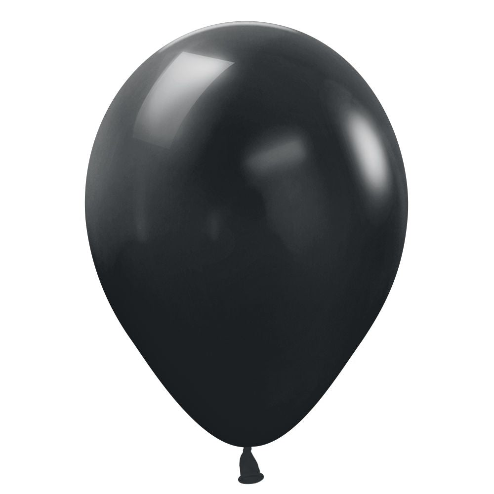 5 Inch Latex Balloons Black