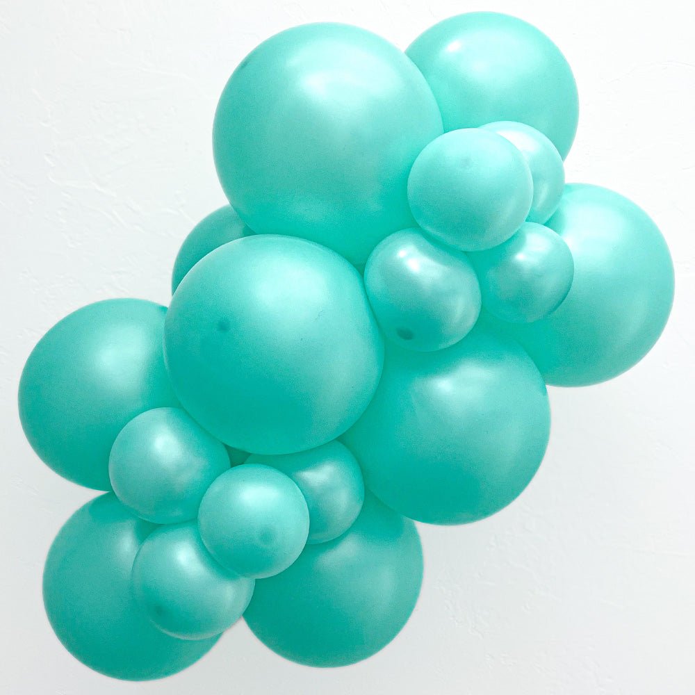 Latex Balloons 5 Inch TUFTEX Metallic Seafoam Green