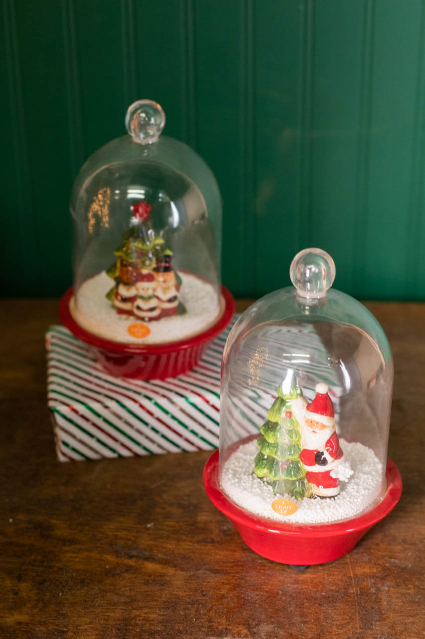 9” Dol Light Up / Music Snow Cloche