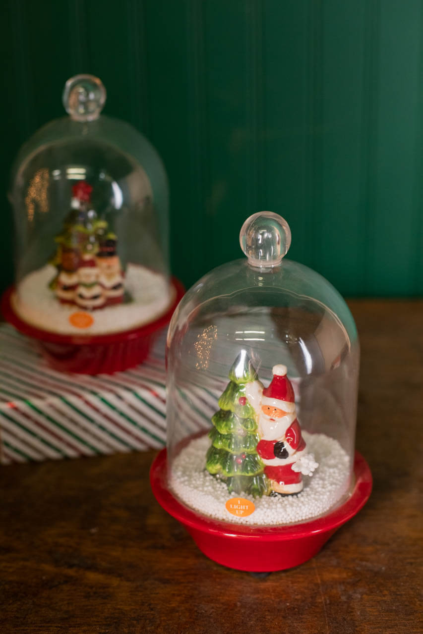 9” Dol Light Up / Music Snow Cloche