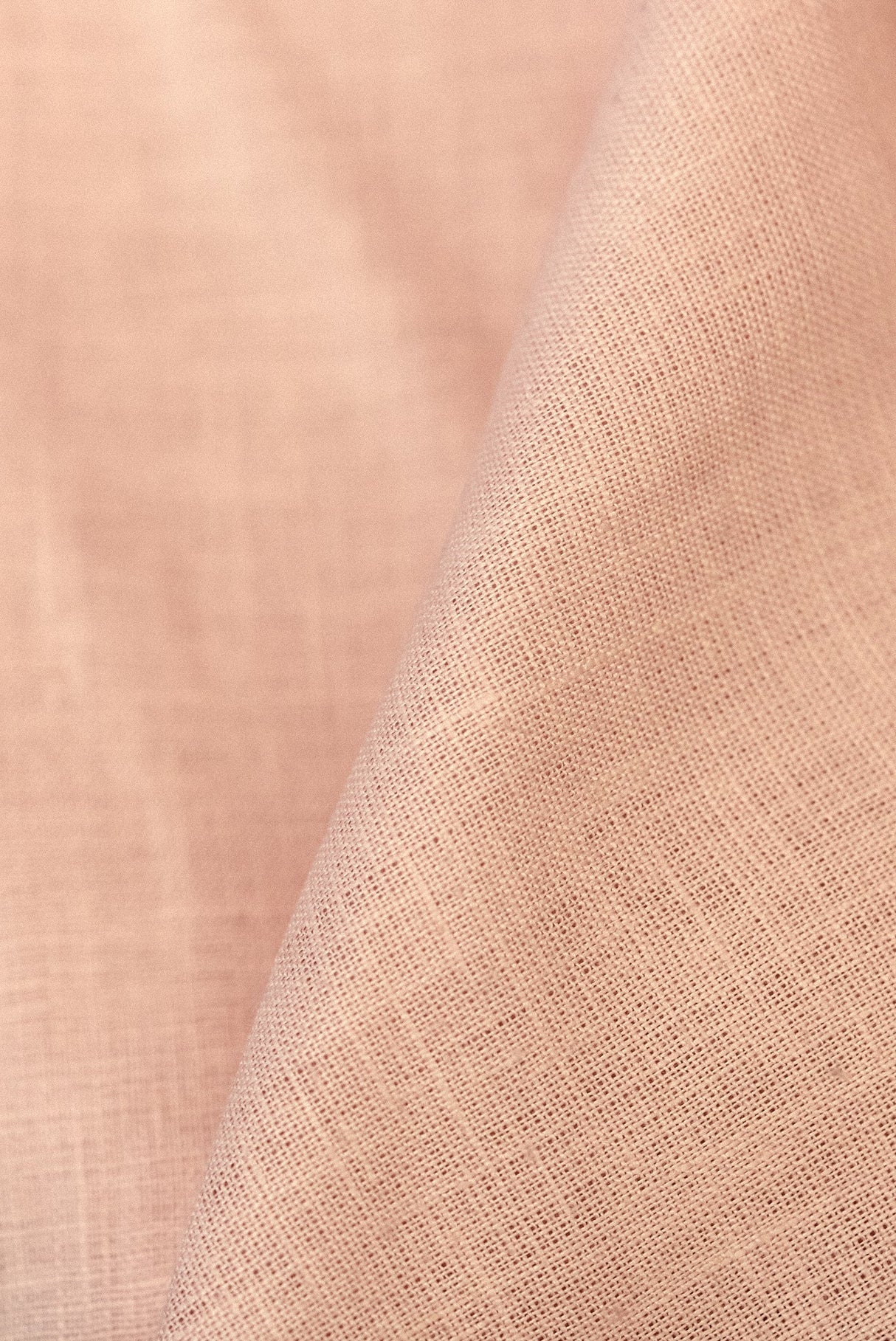 Pure Linen Fabric Blush
