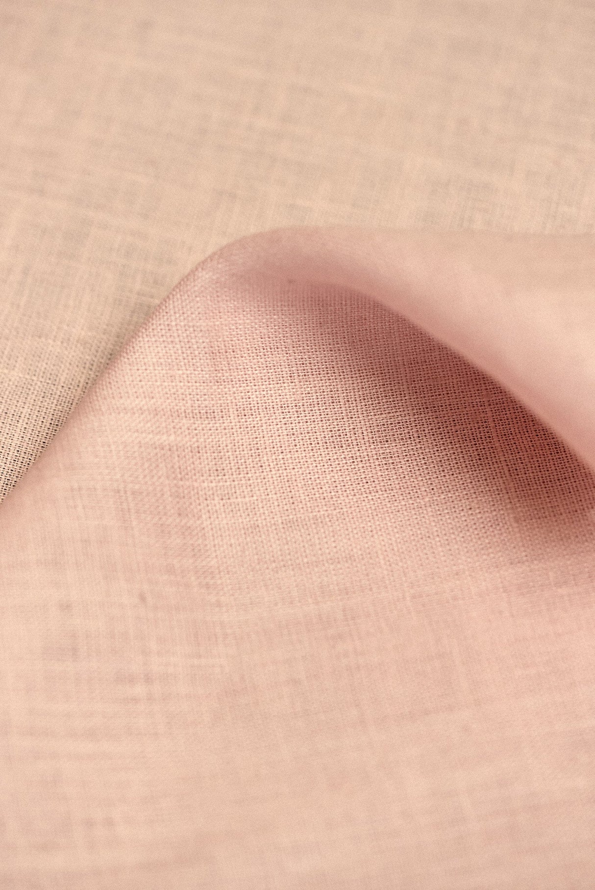 Pure Linen Fabric Blush