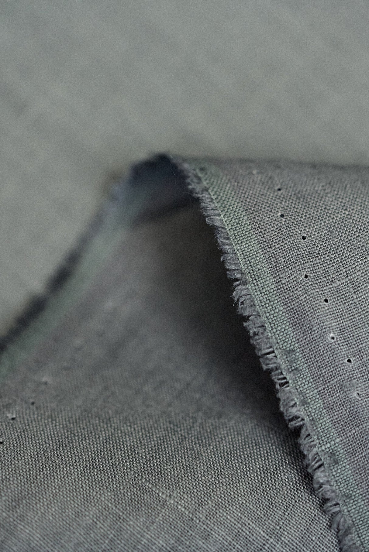 Pure Linen Fabric Pewter