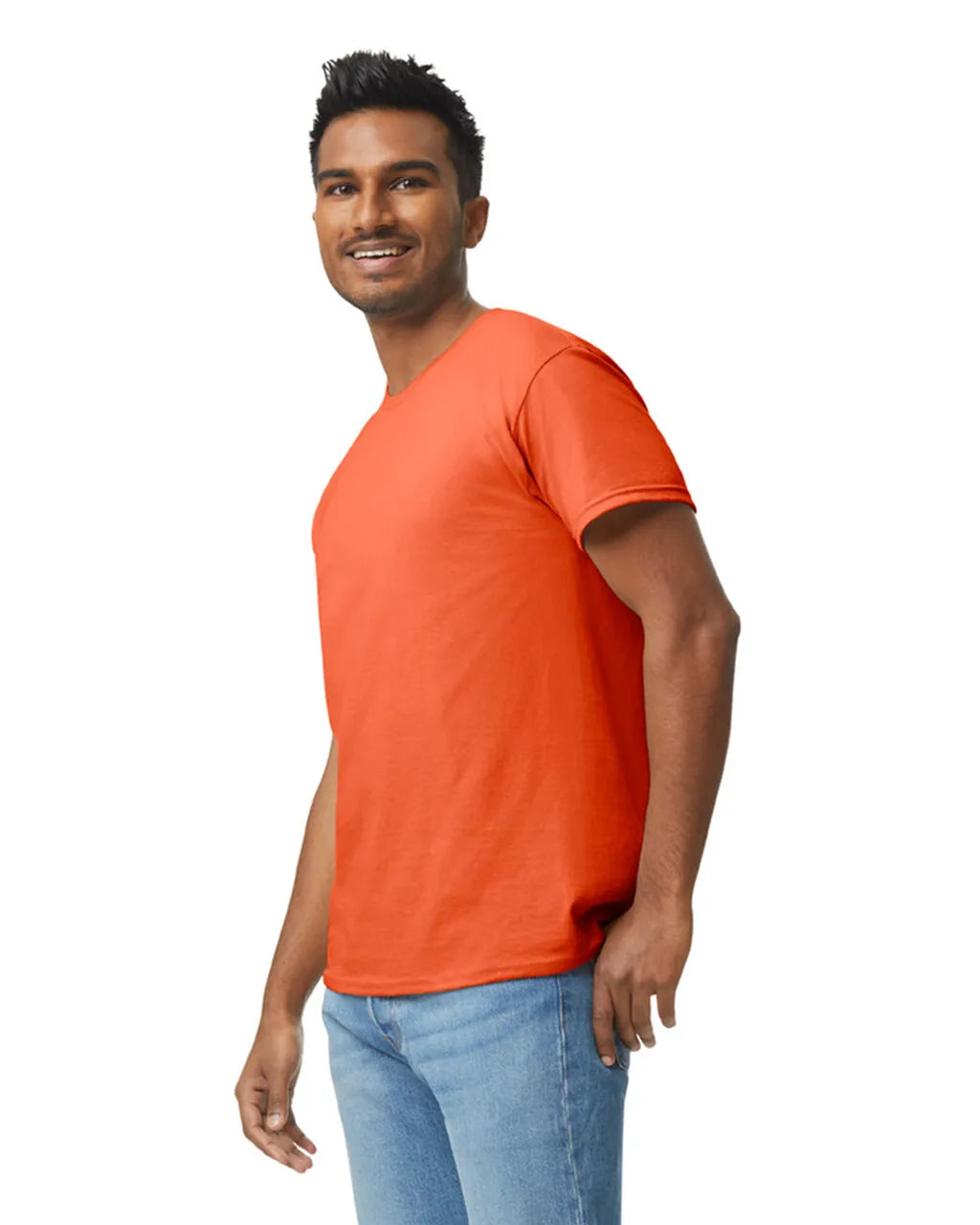 Gildan 5000 Adult Heavy Cotton T-Shirt - Orange, Short Sleeve, Unisex (1 Piece)