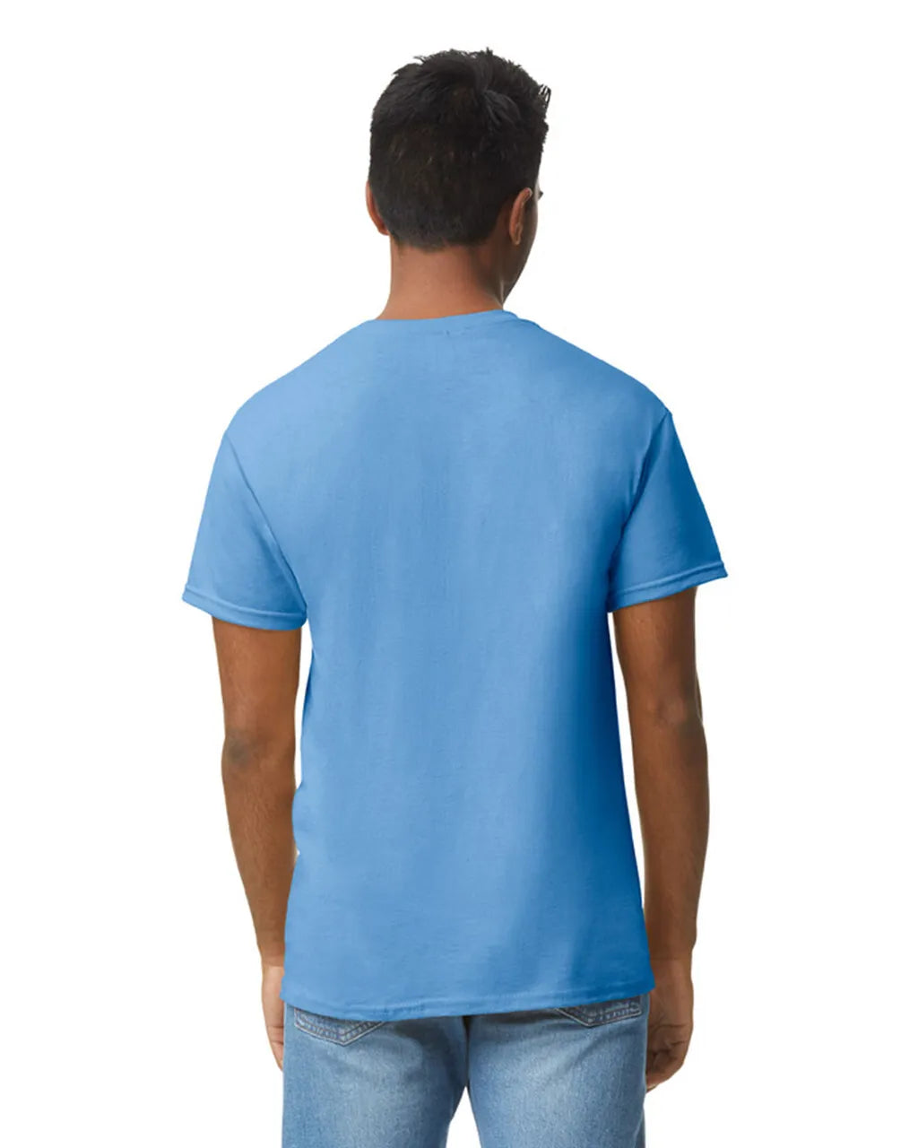 Gildan 5000 Adult Heavy Cotton T-Shirt - Carolina Blue, Classic Fit, Short Sleeve (1 Unit)