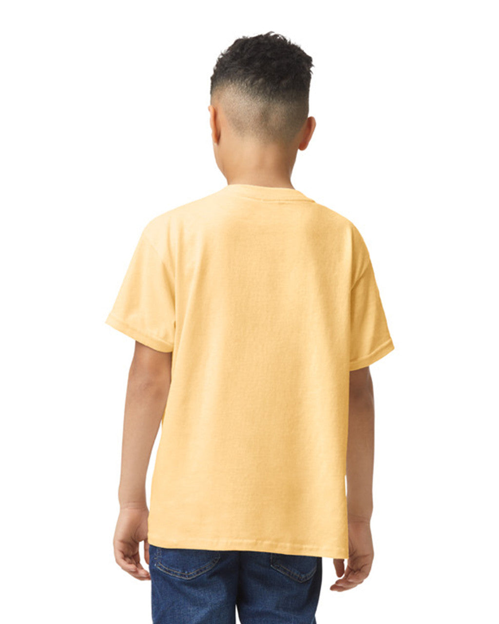 Gildan 5000B Youth Heavy Cotton Fabric - Yellow Haze, Short Sleeve, Classic Fit (1 Shirt)
