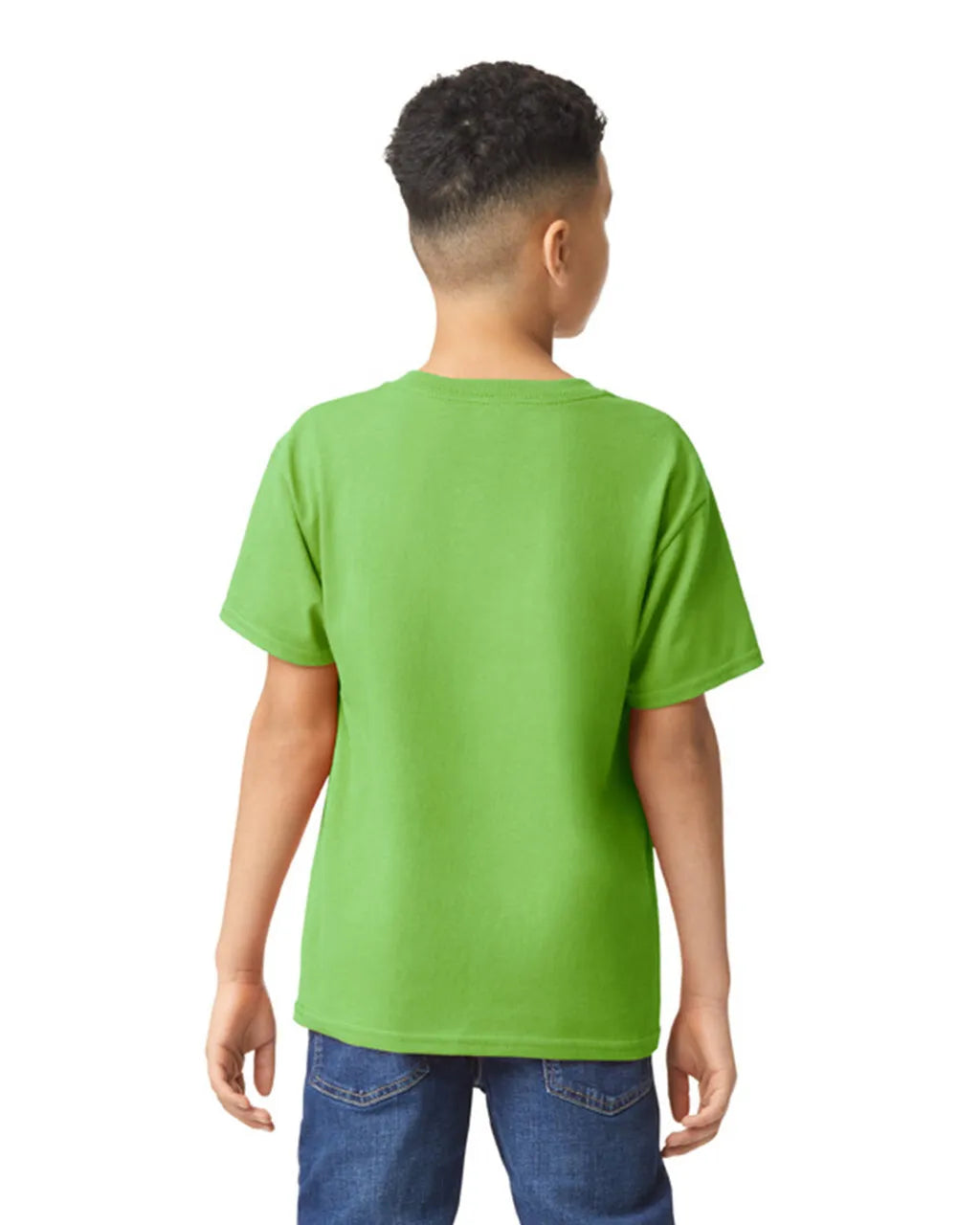 Gildan 5000B Youth Heavy Cotton T-Shirt - Lime, Classic Fit, Short Sleeve (1 Piece)