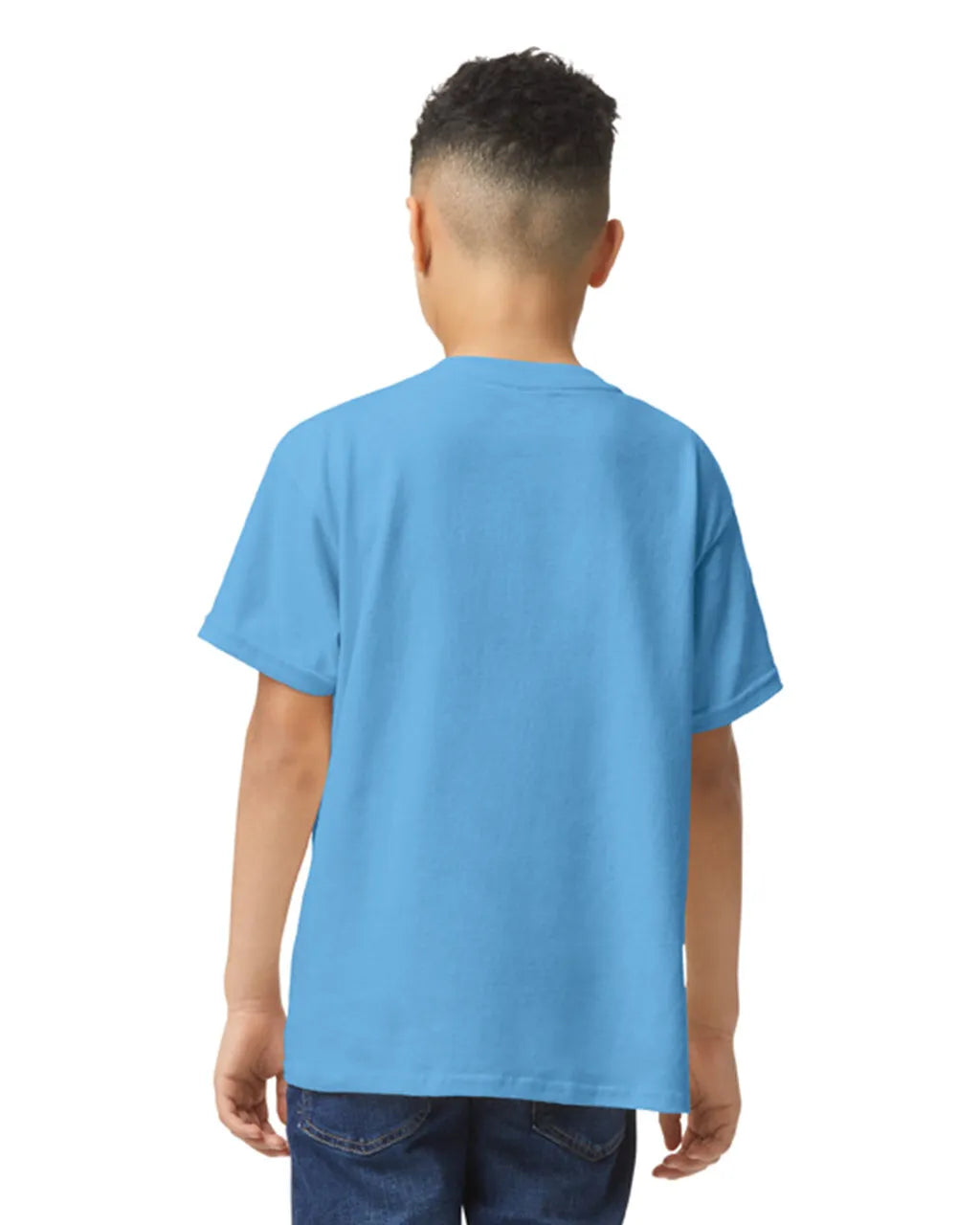 Gildan 5000B Youth Heavy Cotton Fabric - Carolina Blue, Short Sleeve, Classic Fit (1 Piece)