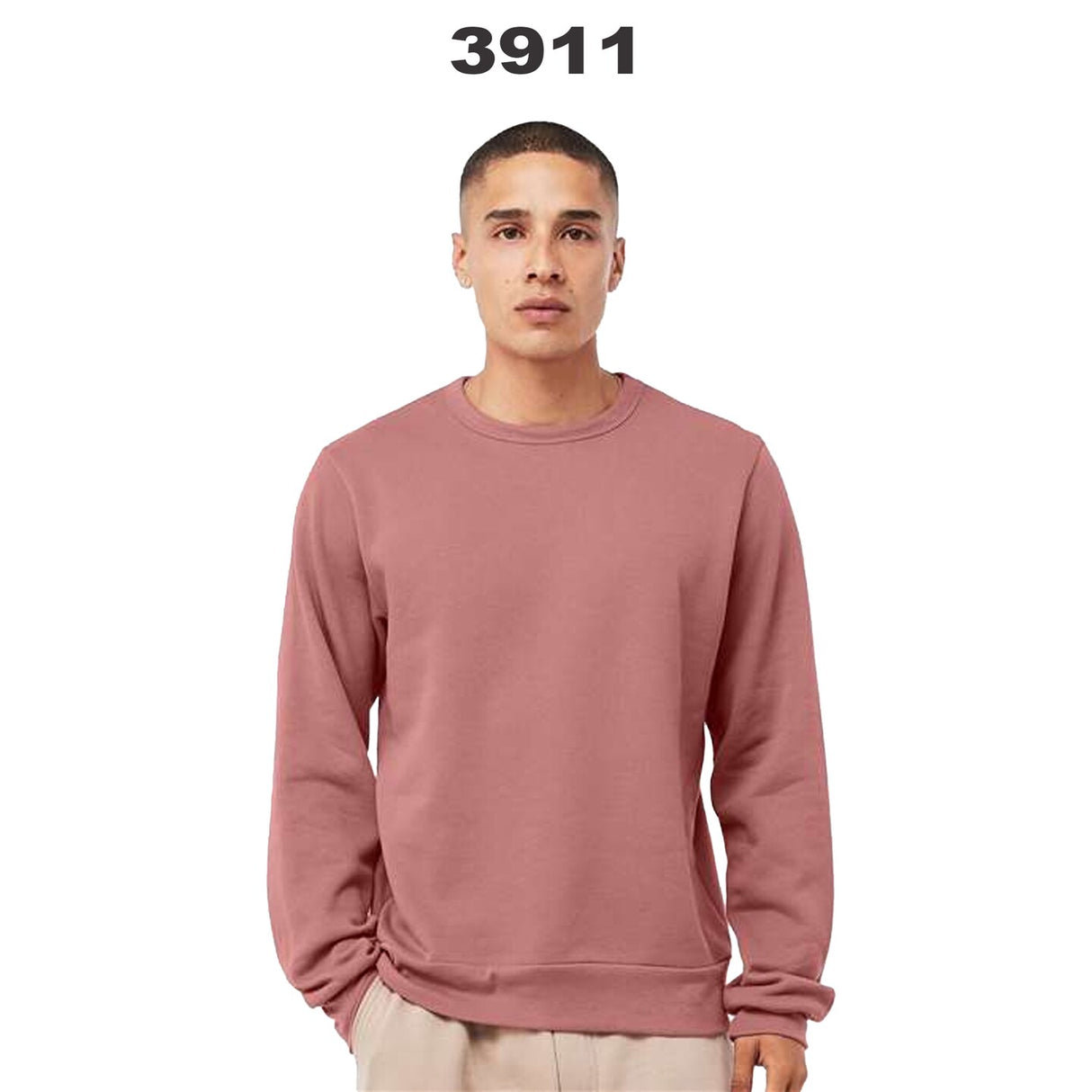 BELLA + CANVAS® - Sponge Fleece Classic Crewneck Long Sleeve Sweatshirt