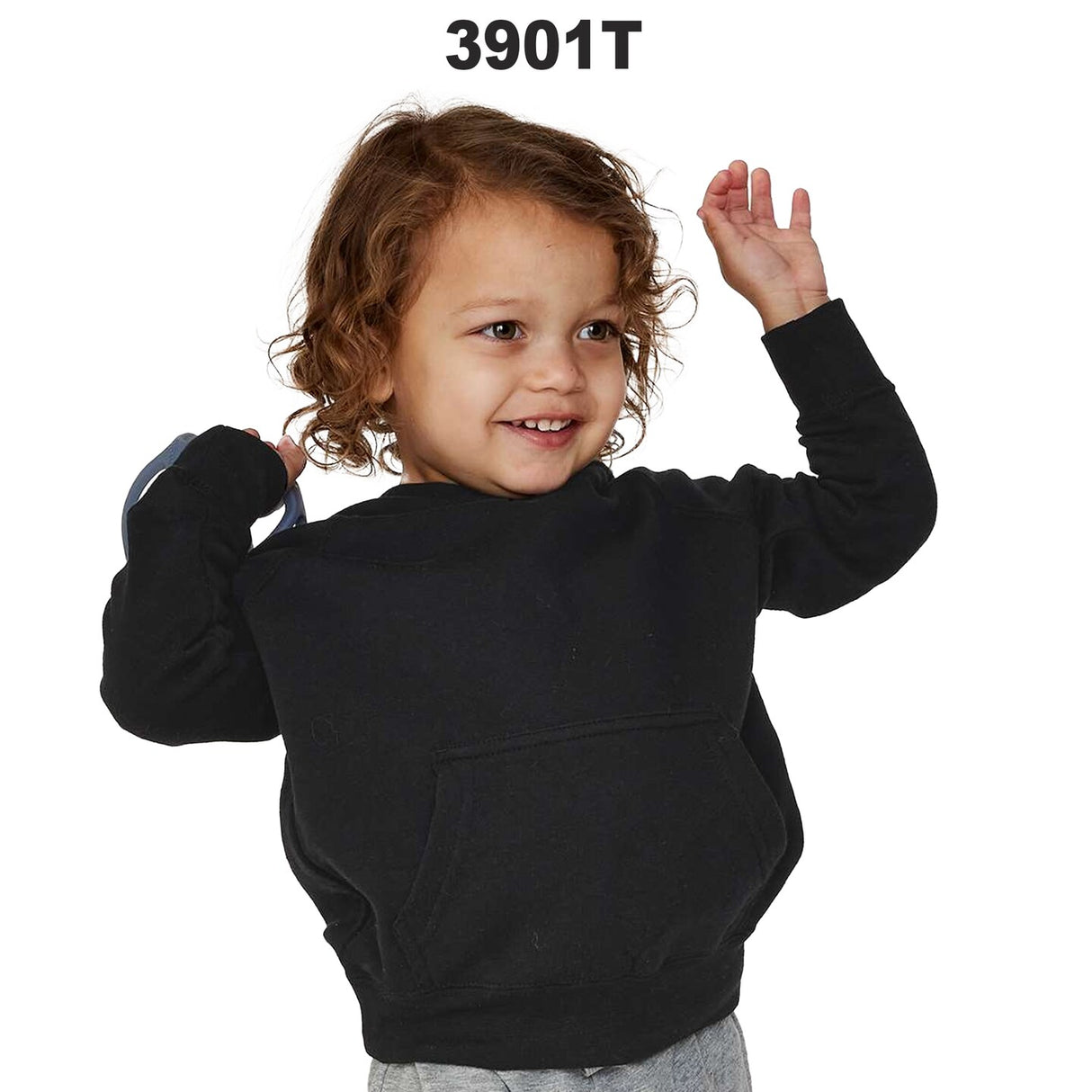 BELLA + CANVAS® Toddler Sponge Fleece Raglan Sweatshirt