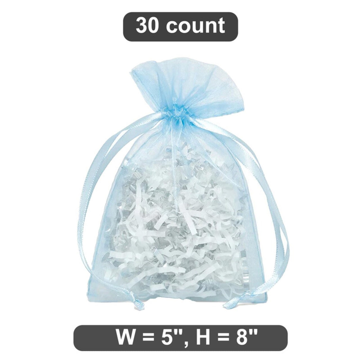 5” x 8” Sheer Bags Ideal for Favor and Gift Wrapping