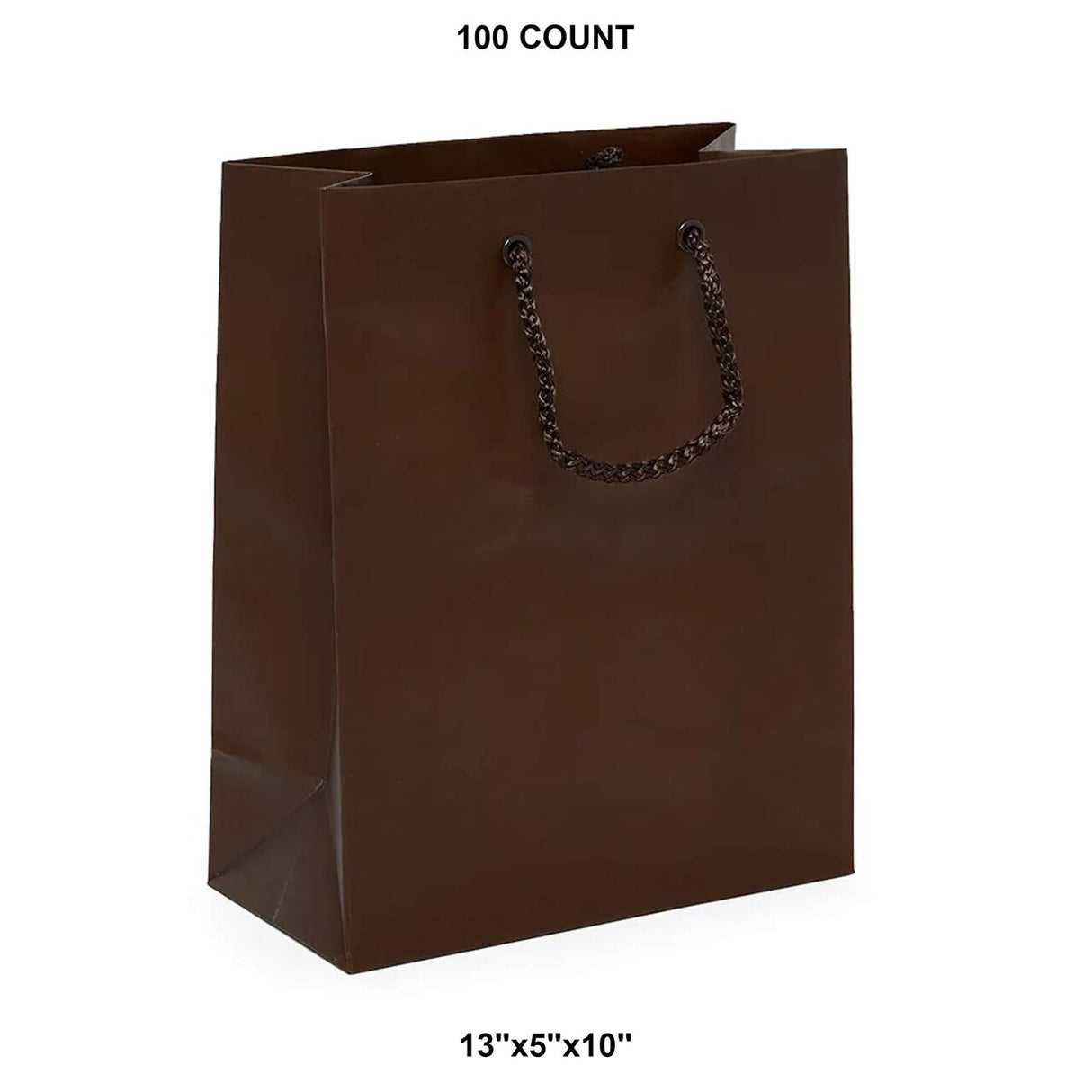 Compact Matte Euro Tote 13" x 5" x 10"