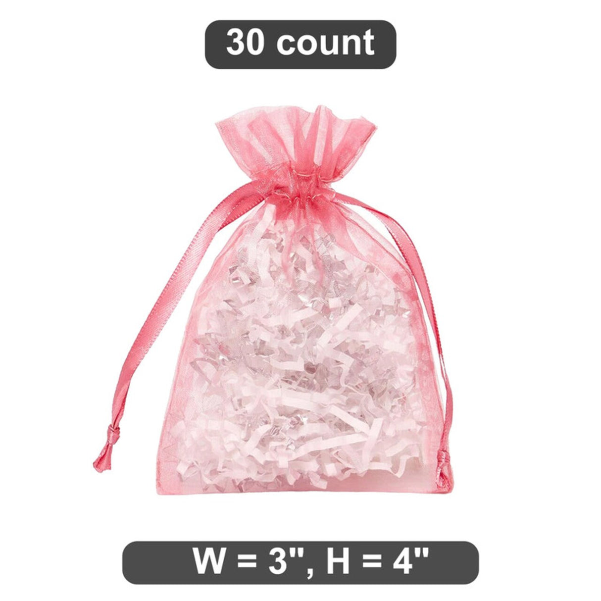 3" x 4" Organza Bag Ideal for Small Trinkets