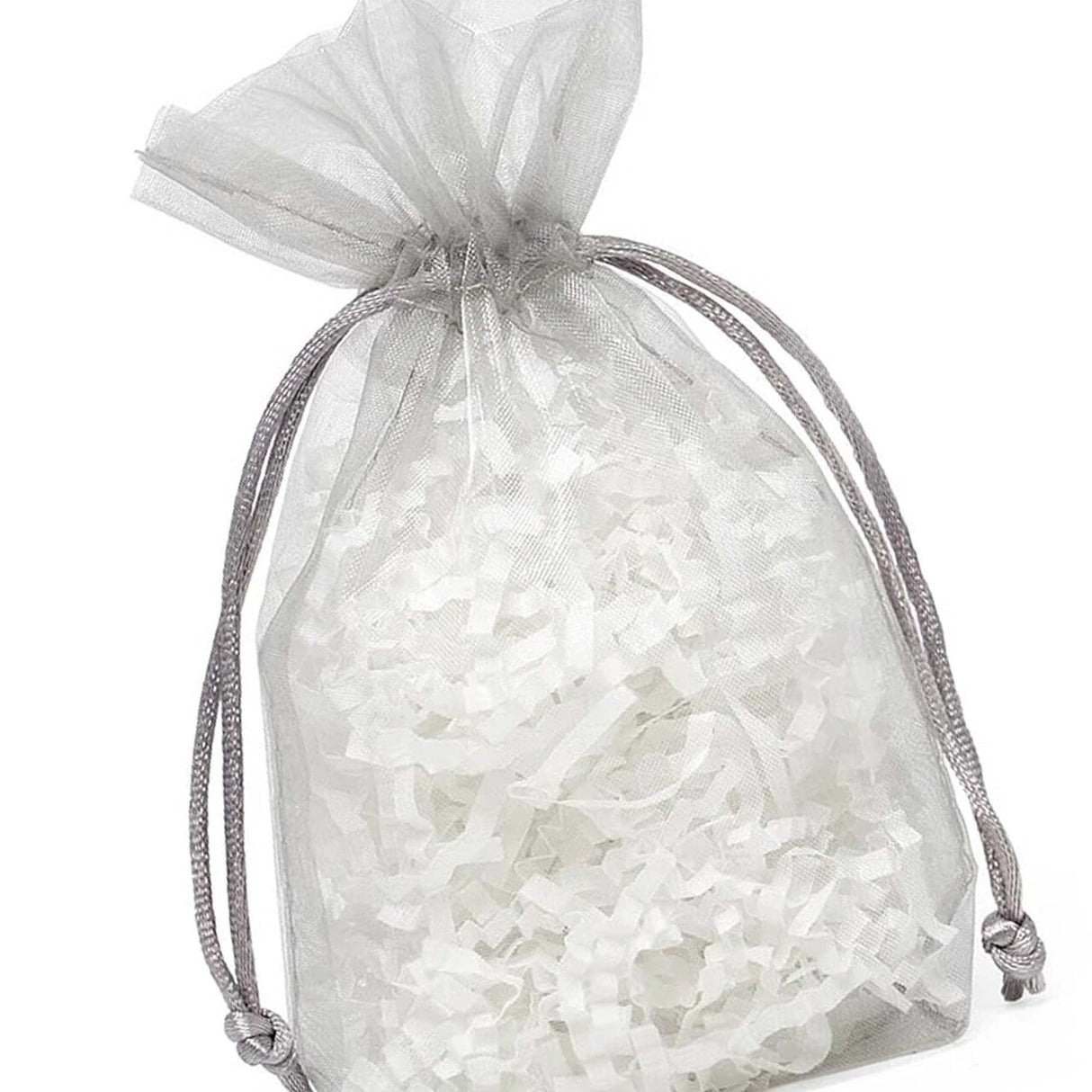 Flat Bottom Organza Bags 3 1/2''x1''x5 1/2'' for Elegant Party Bags