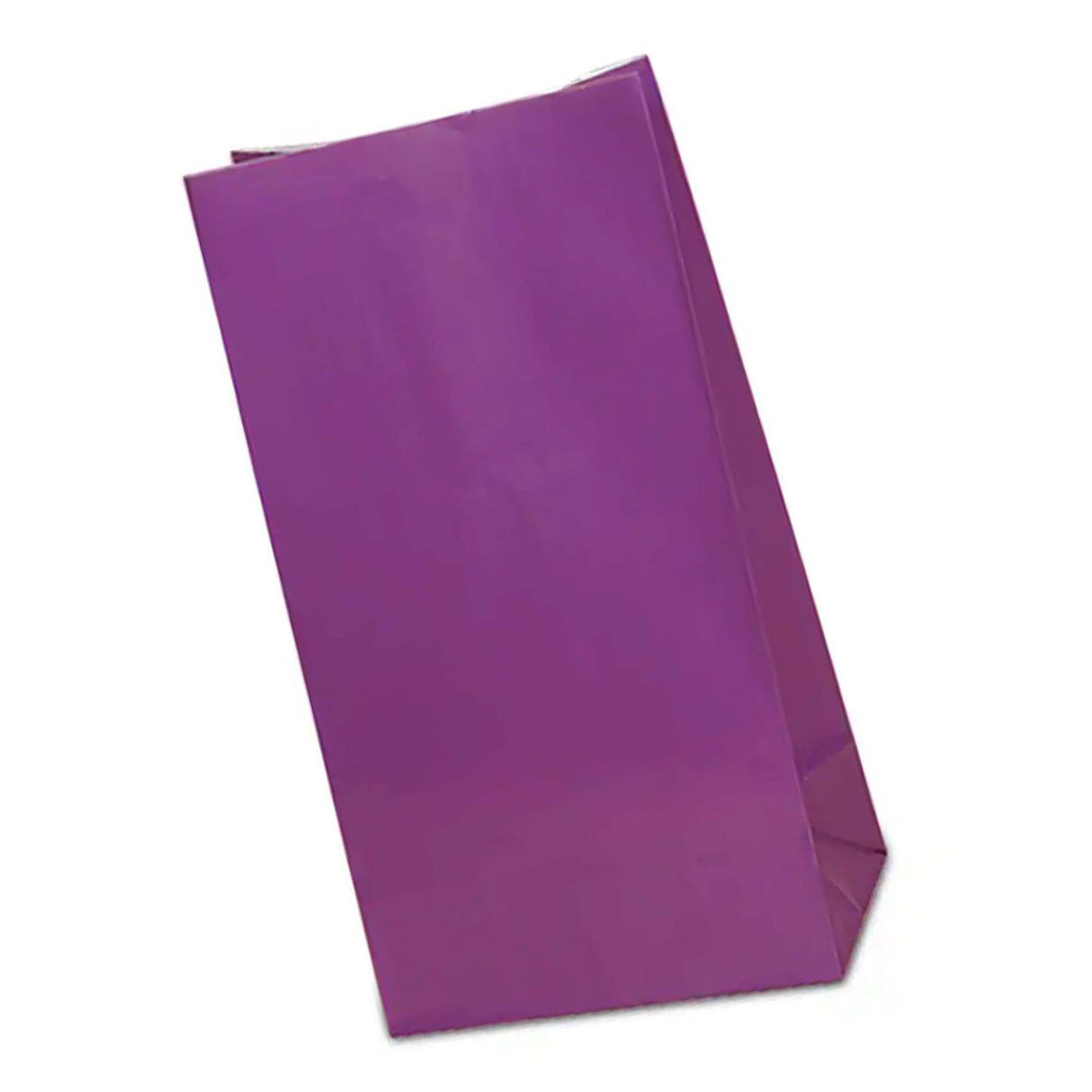 Colored Paper Bags 4 5/8'' x 2 3/8'' x 8 3/16'' Sealing Bags