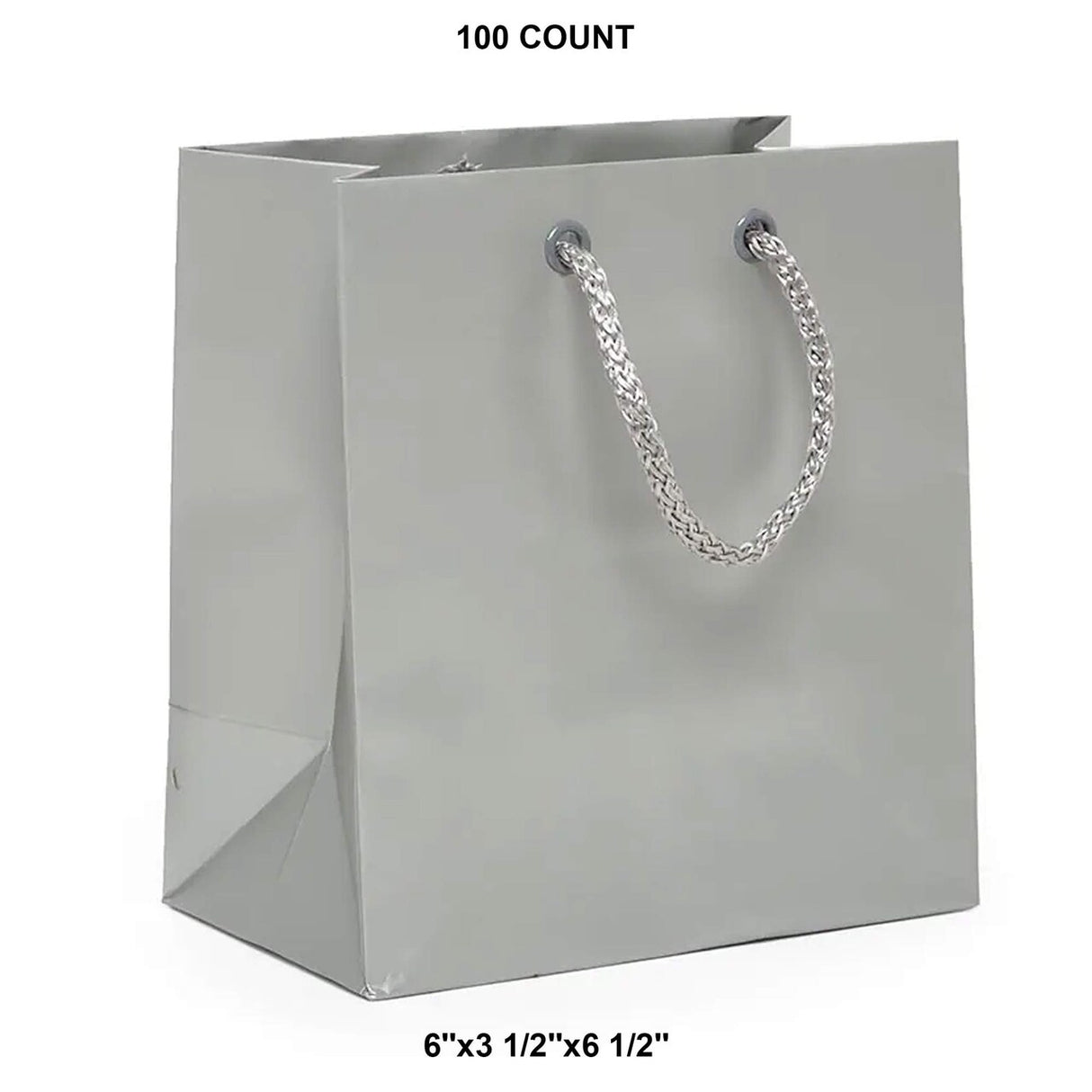 Chic Matte Euro Tote 6" x 3 1/2" x 6 1/2"