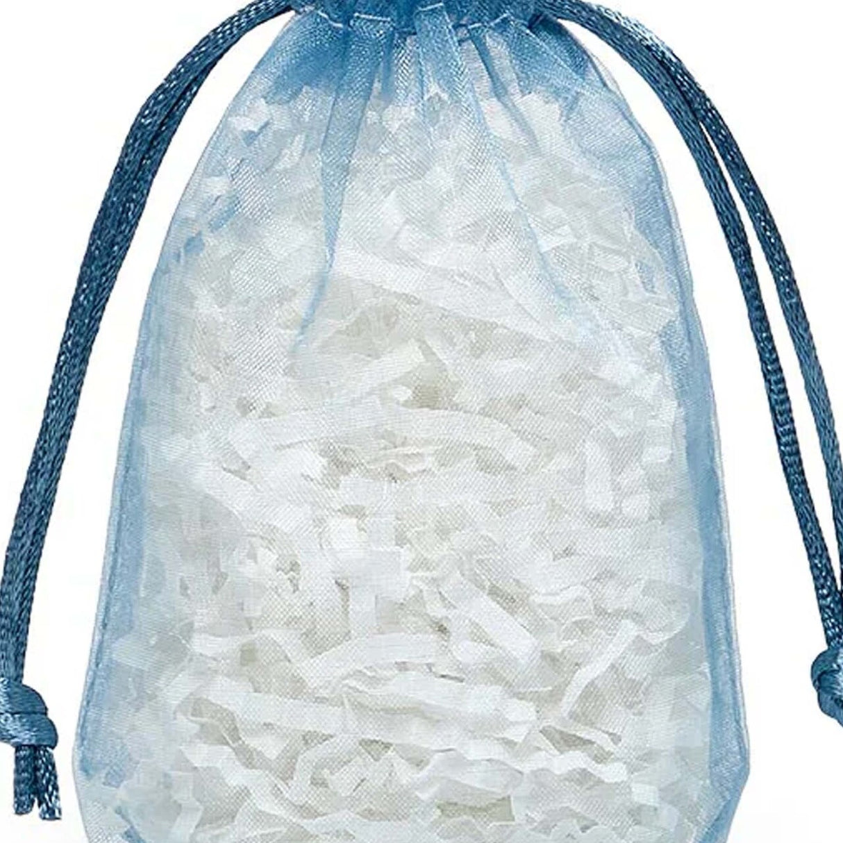 Flat Bottom Organza Bags 5 1/2''x11/2''x10 1/2'' for High-End Packaging