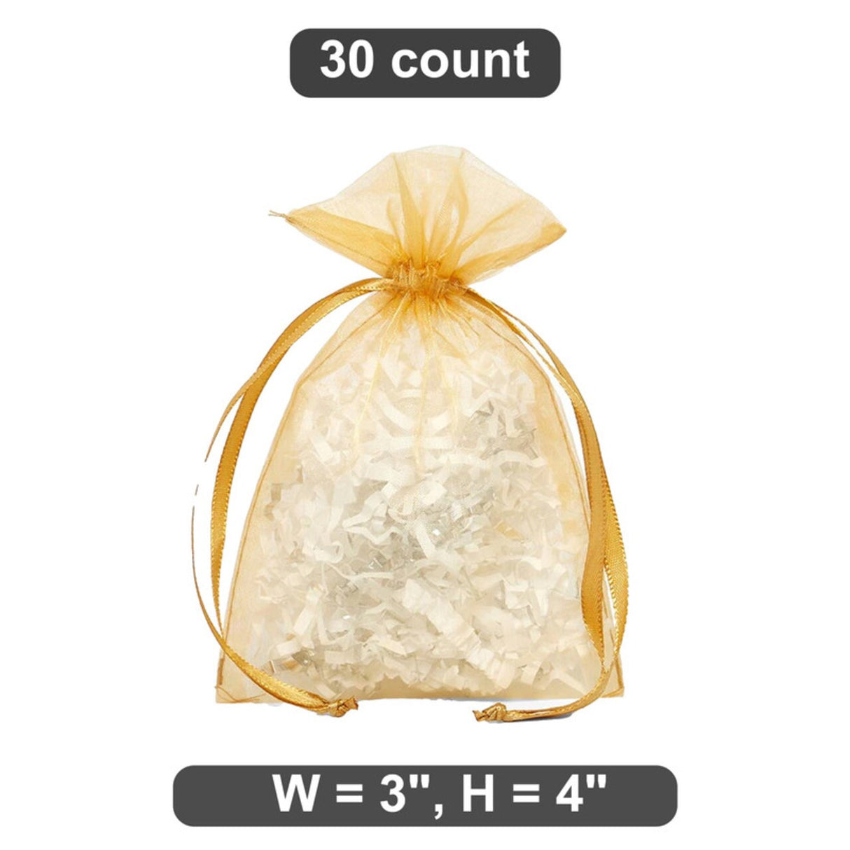 3” x 4” Organza Bags Delicate and Versatile Packaging