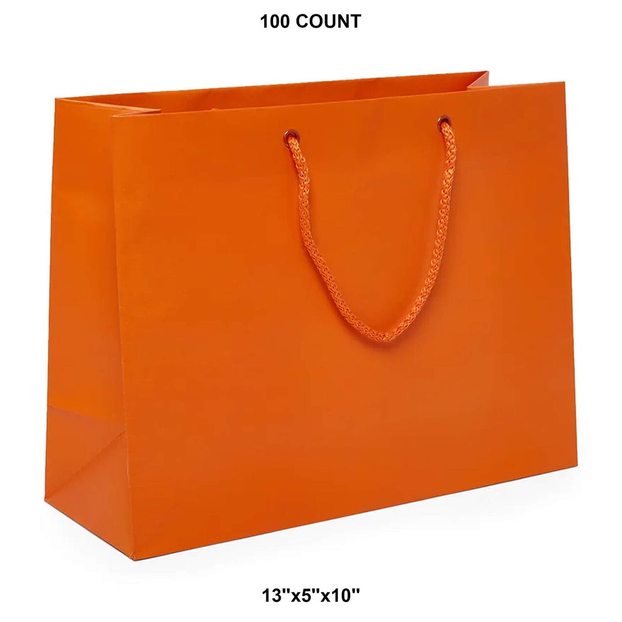 Elegant Matte Euro Tote 13" x 5" x 10"