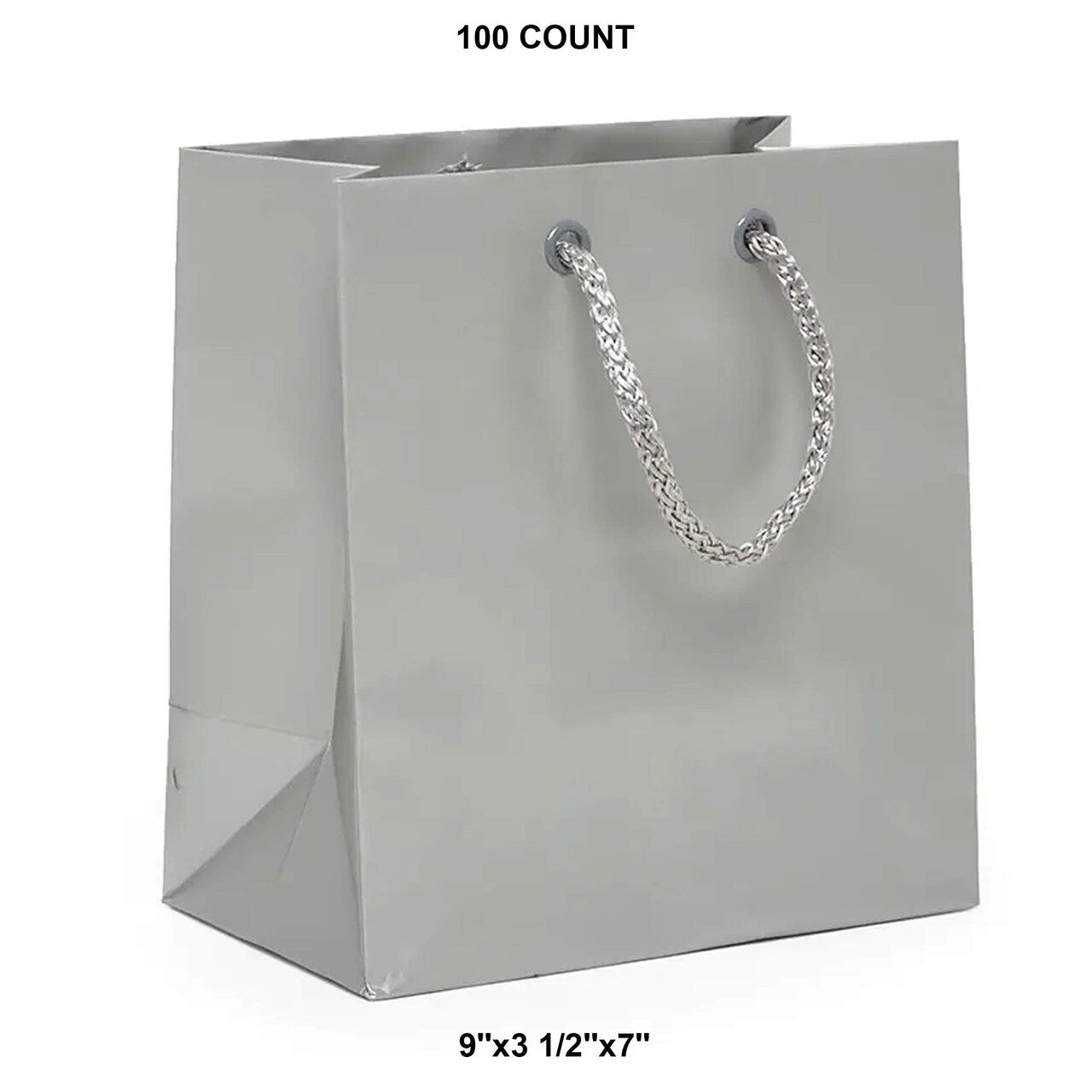 Trendy Matte Euro Tote 9" x 3 1/2" x 7"