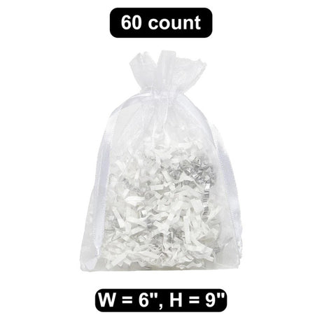 6" x 9" Organza Bag Elegant Storage Solution
