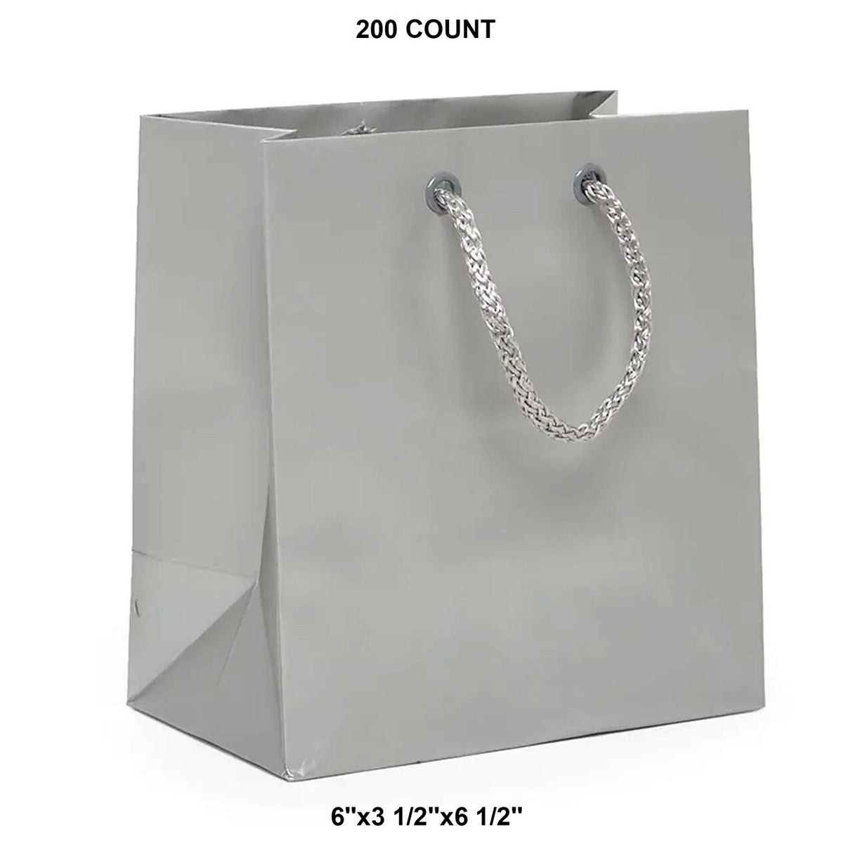 Chic Matte Euro Tote 6" x 3 1/2" x 6 1/2"