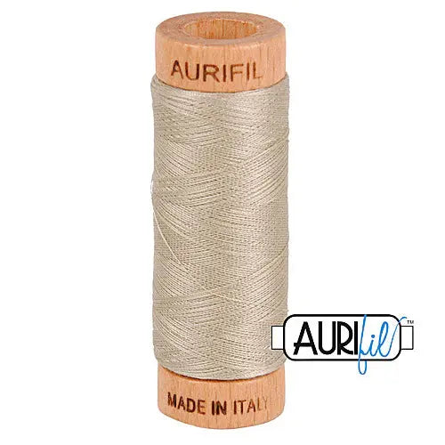 Cotton Thread 80wt Rope Beige Aurifil Spool