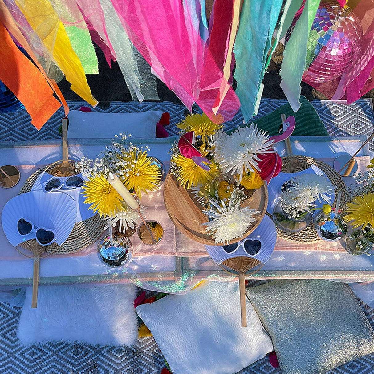 Adults White Heart-Shaped Sunglasses - 12 Pc.