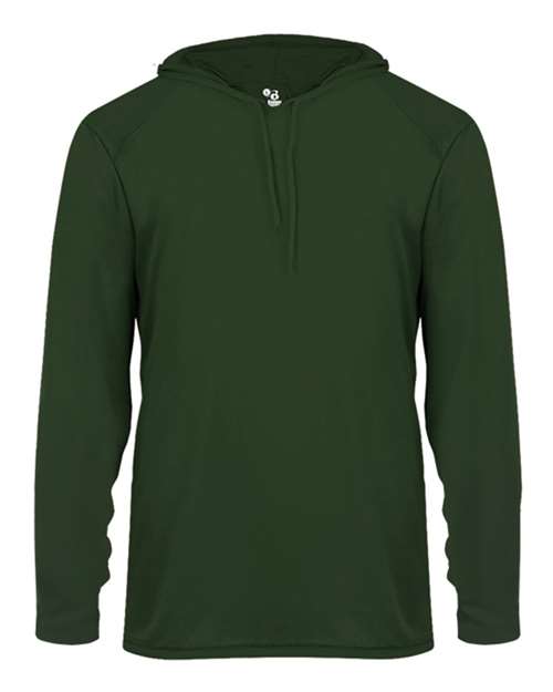 Badger Unisex B-Core Hooded Long Sleeve T-Shirt