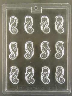 Bite Size Sea Horses Chocolate Mold - ECAO698