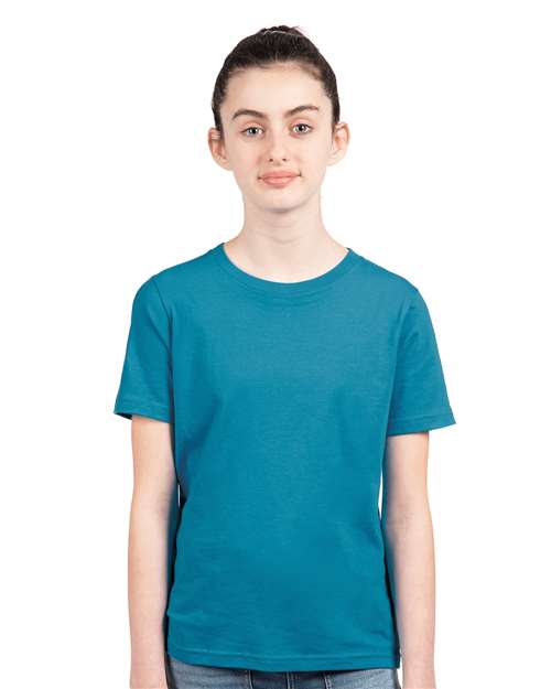 Next Level® Youth Cotton Crewneck Short Sleeve T-Shirt