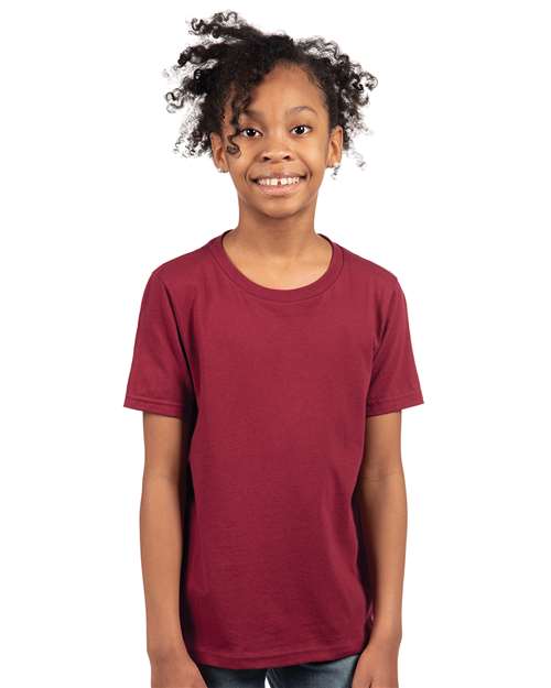 Next Level® Youth Cotton Crewneck Short Sleeve T-Shirt