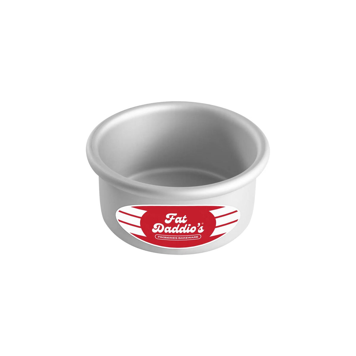Fat Daddio's Aluminum Round Cake Pan, 2" Deep, 4 Inch