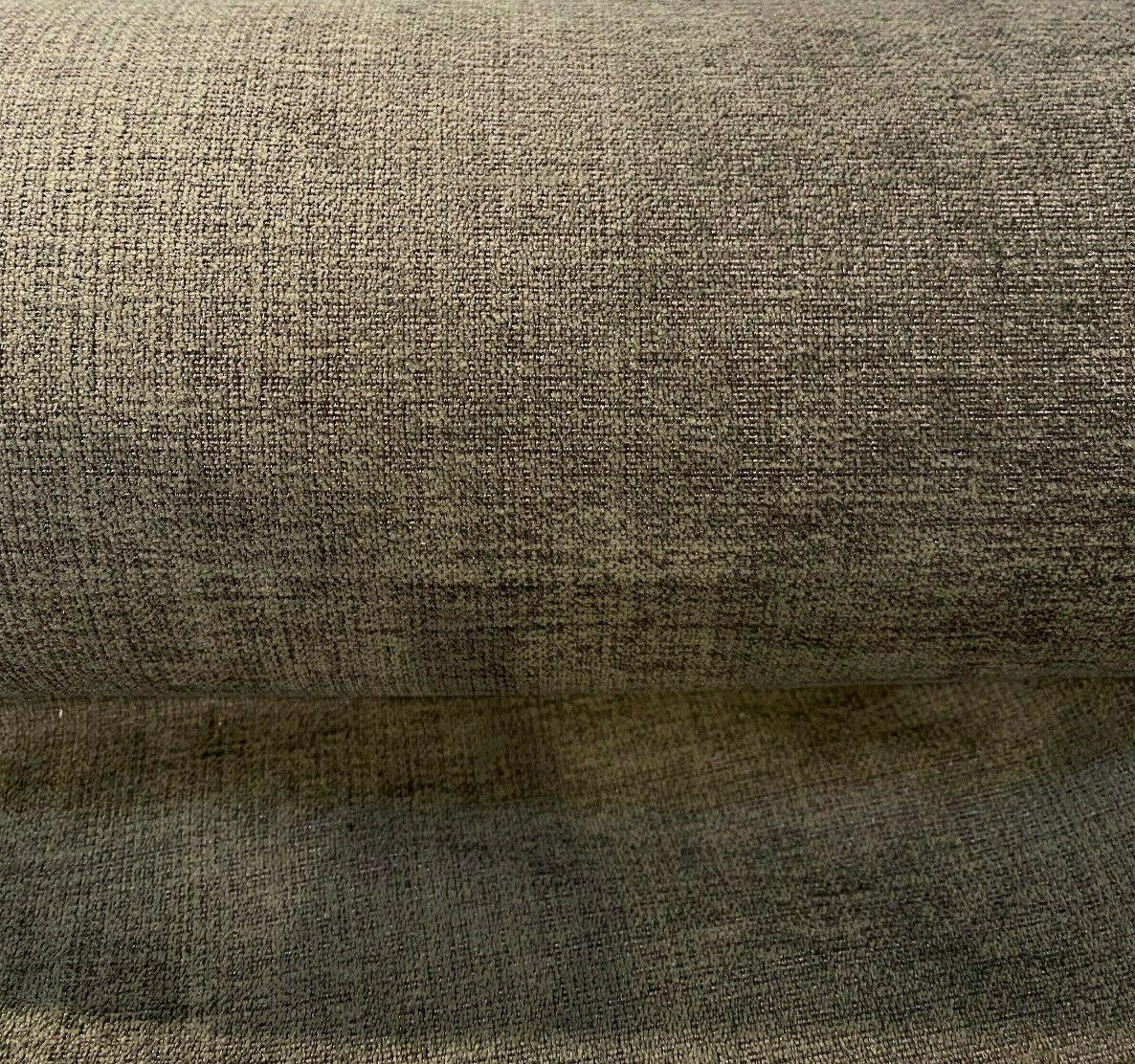 Crypton Summit Slope Polyester Blend Fabric - Chocolate Brown Chenille Upholstery, 54" Width (1 Yard)