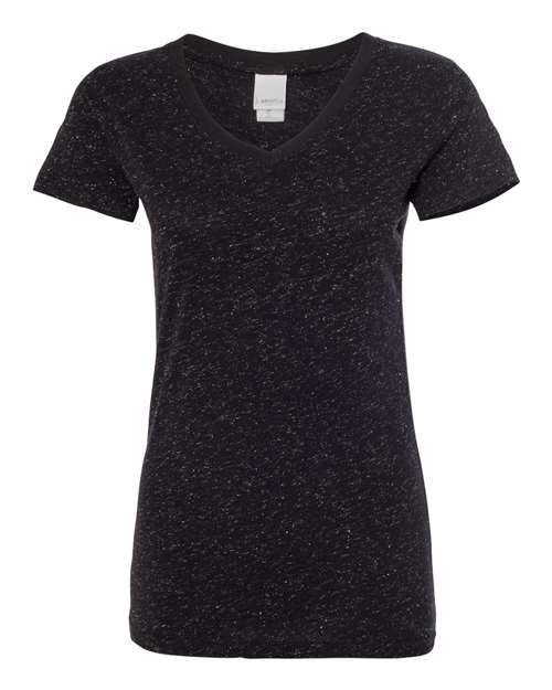 Women's Glitter V-Neck T-Shirt