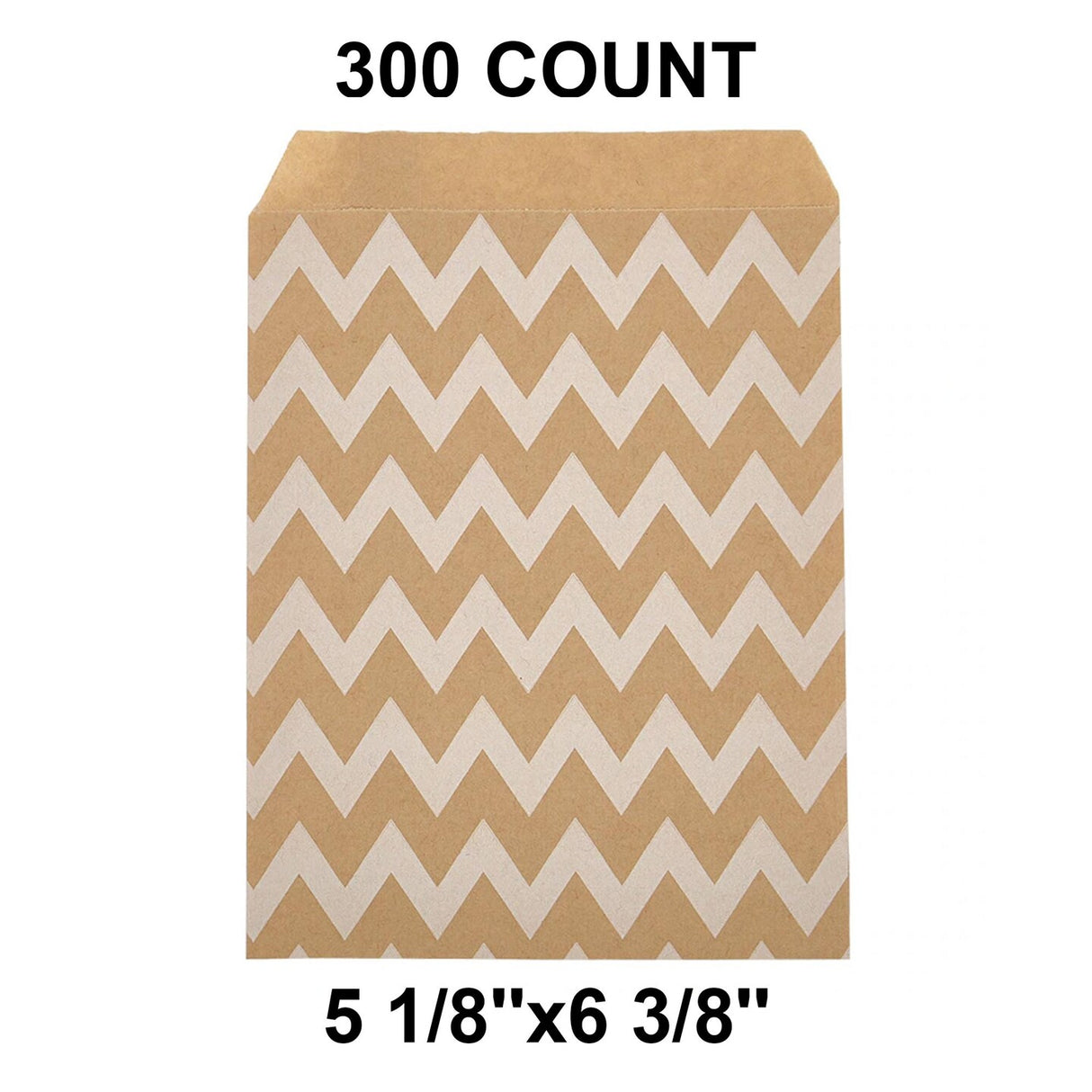 Eco-Friendly White Paper Merchandise Bags 5 1/8" x 6 3/8"