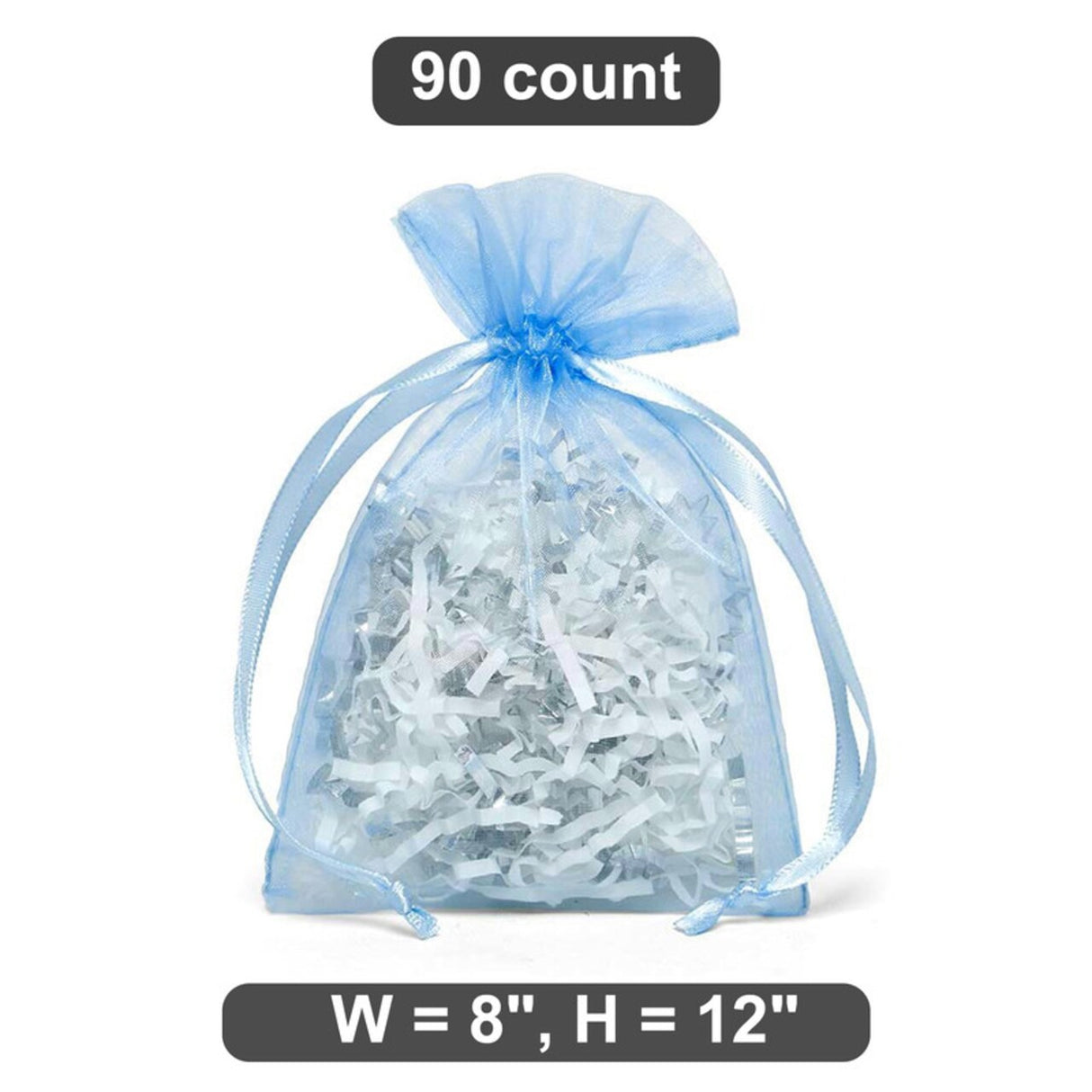 Organza Bags 8” x 12” for Elegant Event Packaging