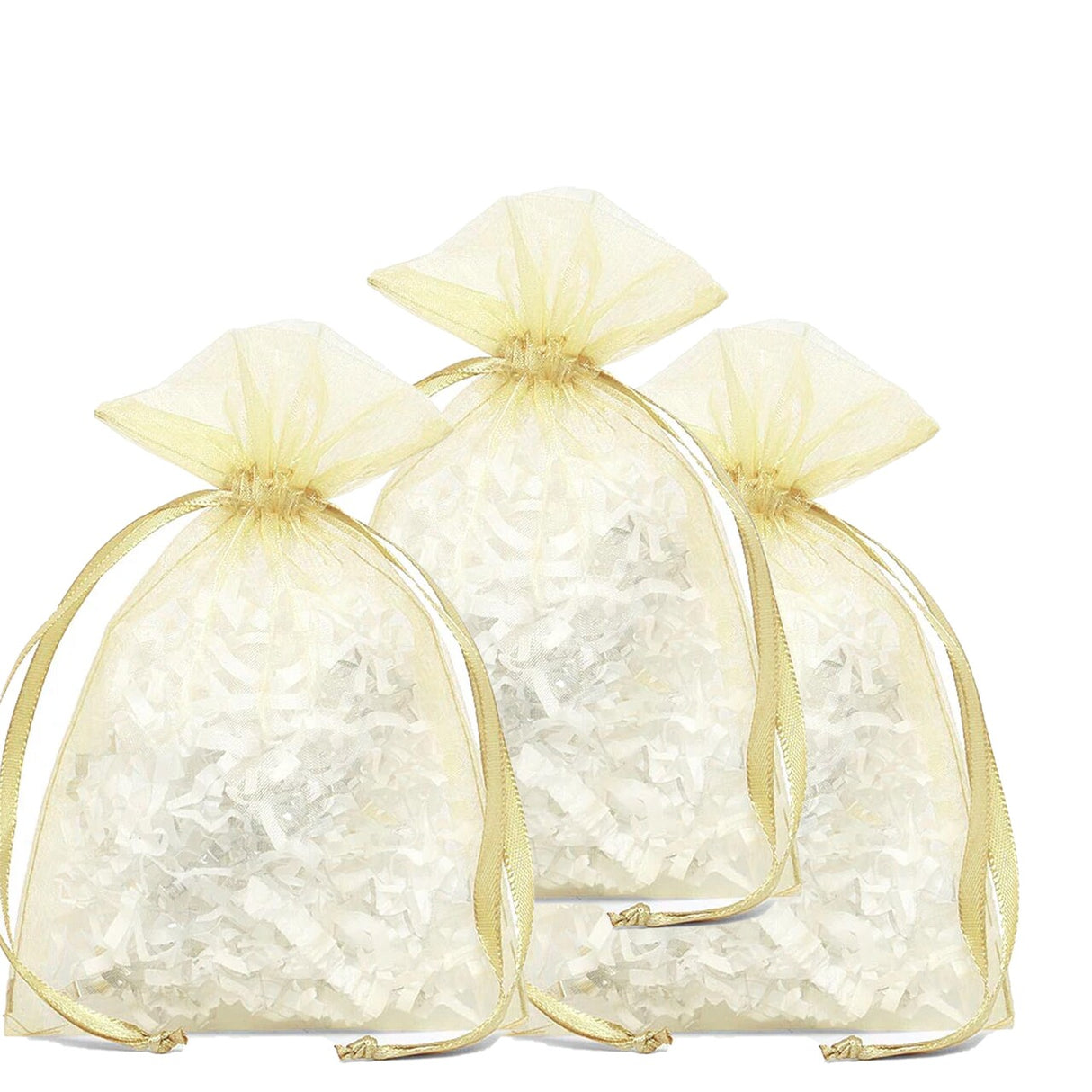 Classic Look for Gift Wrapping 5" x 8" Organza Bag