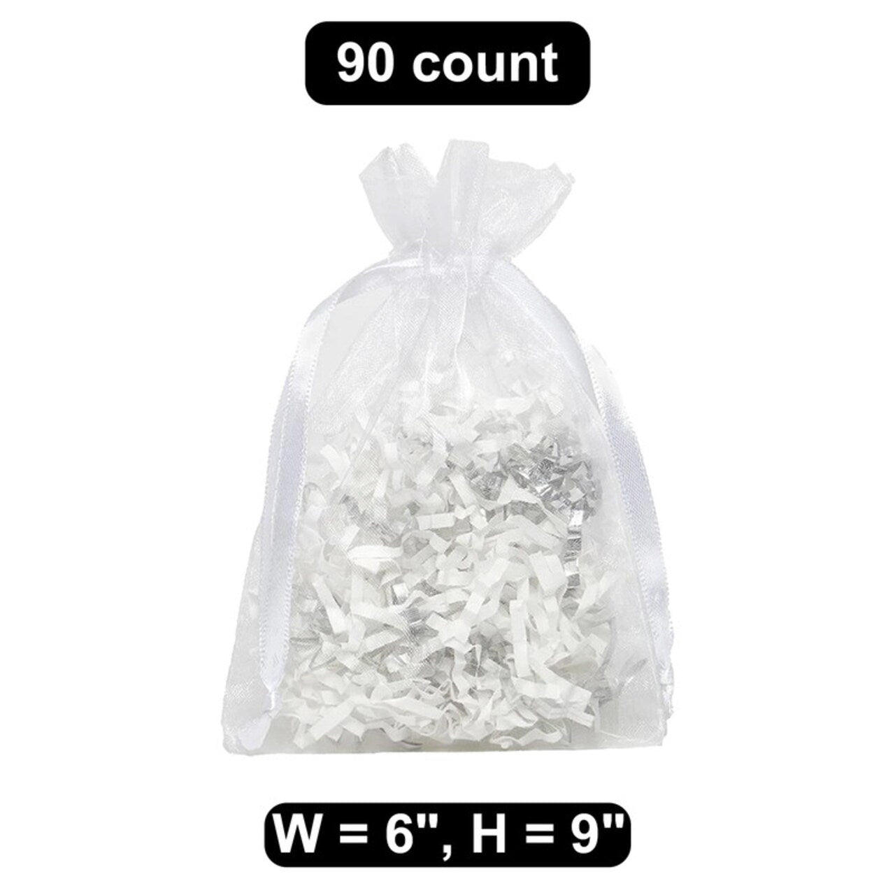 6" x 9" Organza Bag Elegant Storage Solution