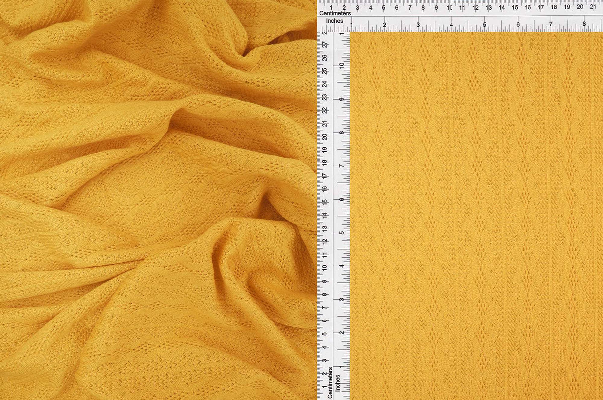 Jacquard Cable Knit Sweater Fabric