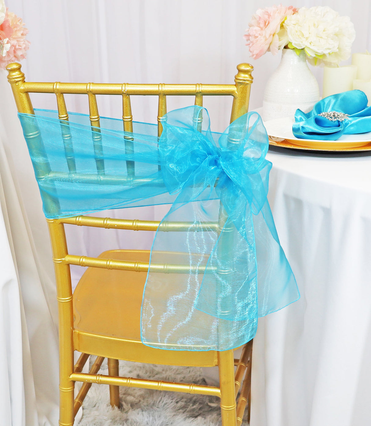 Organza Chair Sash Sample