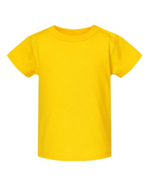 RADYAN® Infant Cotton Crewneck Short Sleeve Jersey T-shirt
