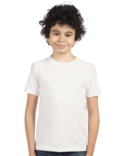 Next Level® Youth Cotton Crewneck Short Sleeve T-Shirt