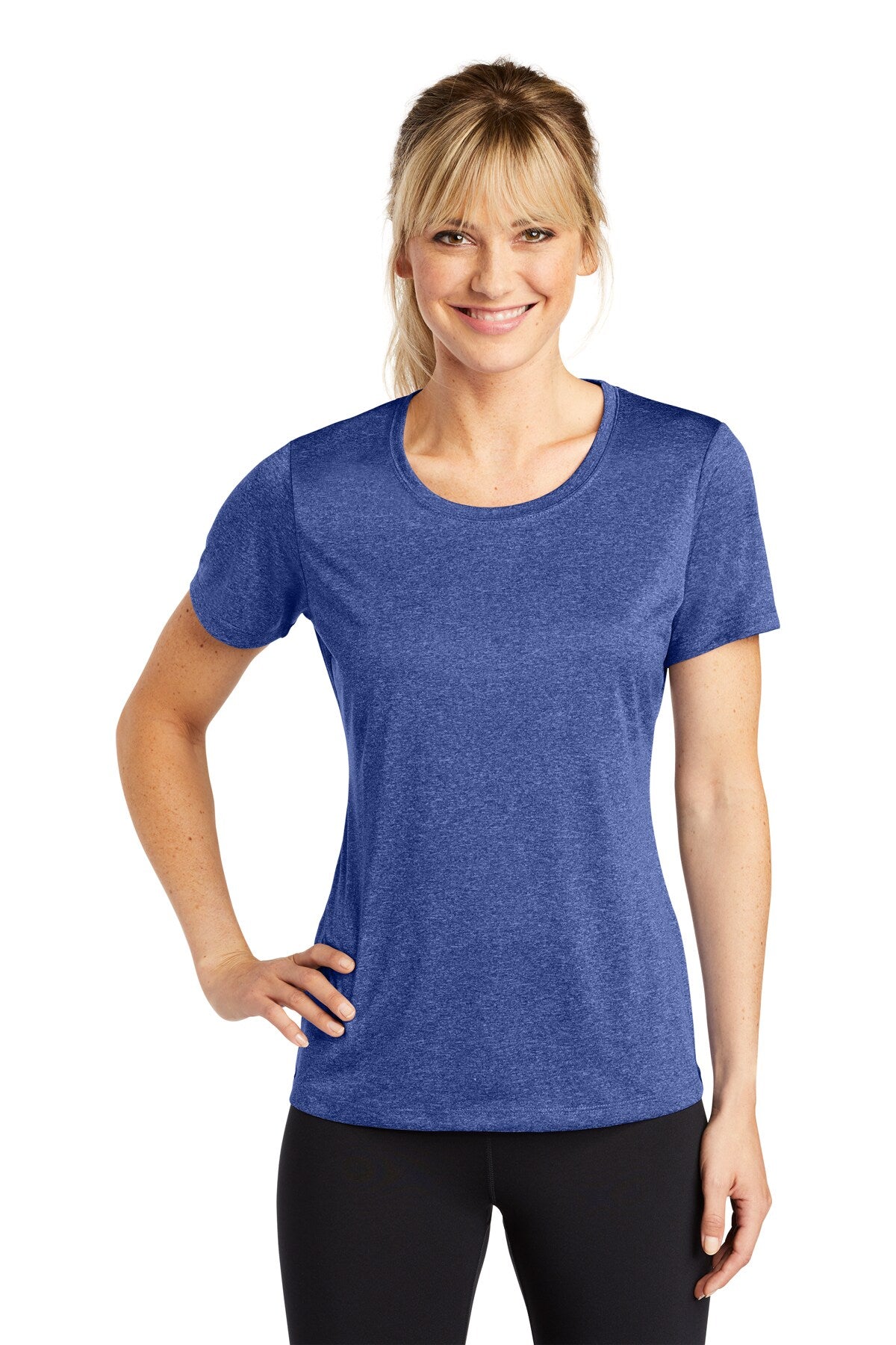 Sport-Tek® Women's Heather Contender Scoop Neck Tee